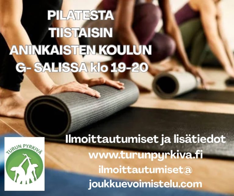 PILATES TIISTAIISN klo 19-20